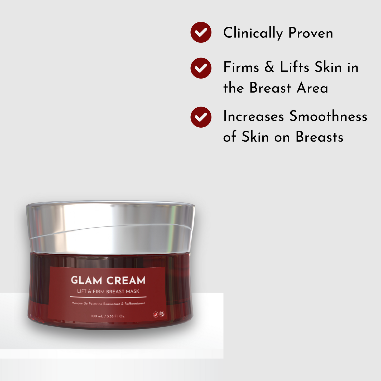 CHERRY GLAM Lift & Firm Breast Mask